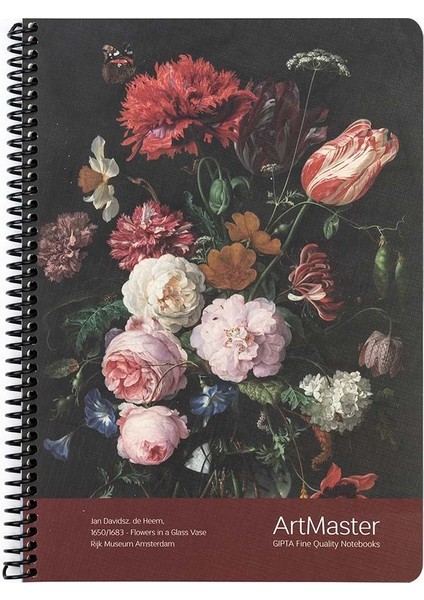 Kareli Spiralli Defter Flowers In A Glass Vase