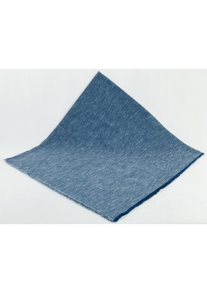 Pamukl Flamlı Eşarp - Indigo
