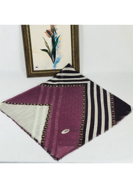 Flamlı Keten Tülbent Eflatun fiyatları