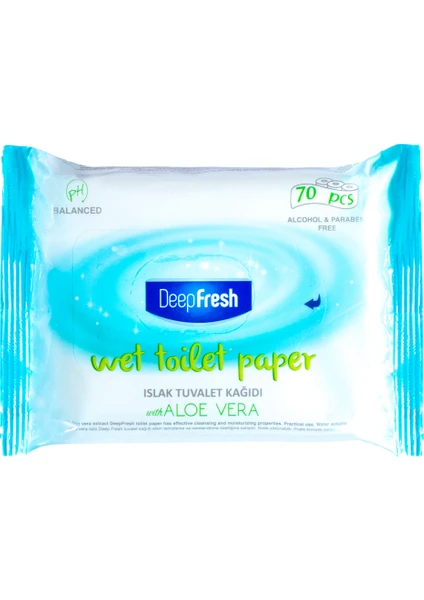 Deep Fresh Islak Tuvalet Mendili 70 Yaprak