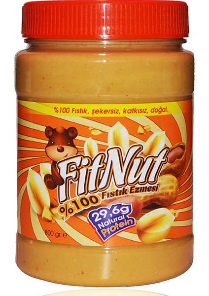 Fitnut Doğal Fıstık Ezmesi 800 gr