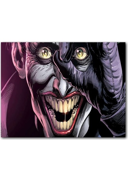 Cakatablo Ahşap Tablo Joker Şakacı Gülüşü Görseli
