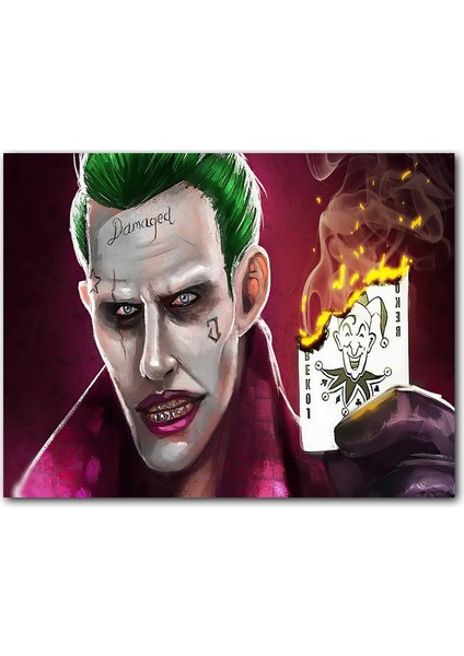 Cakatablo Ahşap Tablo Joker ve Yanan Joker Kartı Görseli