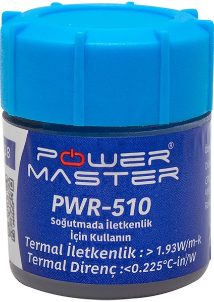 Pwr- 510 Gri Termal Macun 10G 1.93W/M-K