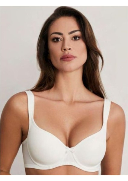 ERSK100 Lily Toparlayıcı Kulaklı Boş Cup Tek Sütyen - Ekru fırsatları
