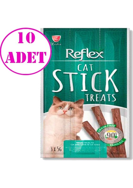 Kuzulu Kedi Ödül Çubuğu 3 Adet 5 gr 10 Ad