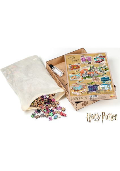 King Of Puzzle Harry Potter - Location Lisanslı Ahşap Puzzle 500 Parça