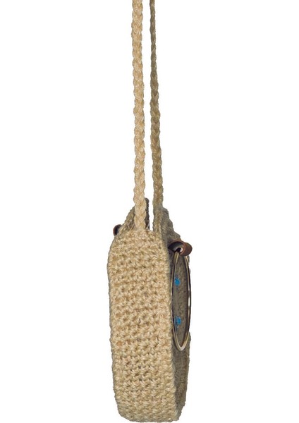 Kadın Çiçek Işlemeli Metal Saplı Hasır Çanta fiyatları