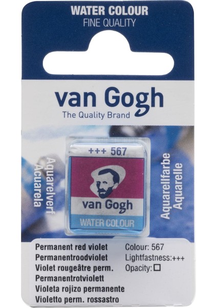 Van Gogh Tablet Sulu Boya Permanent Red Violet