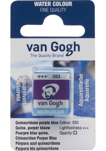 Van Gogh Tablet Sulu Boya Quinacridone Purple Blue