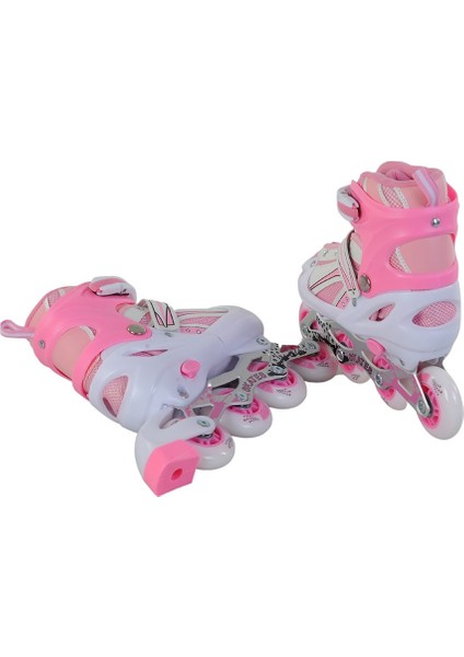Çantalı Metal Gövde 34-37 Paten Pembe fırsatları