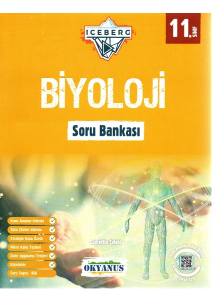 Okyanus Yayınları 11. Sınıf Iceberg Biyoloji Soru Bankası