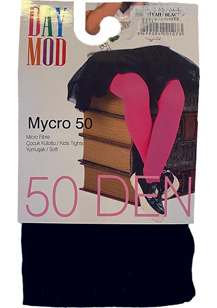 Mycro 50 Kız Çocuk Külotlu Çorap Muz Çorap Siyah fiyatları