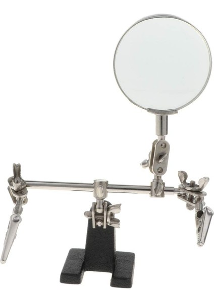 Mercekli Üçüncü El Büyüteç Stand, Elektronik Kart Tutucu, Kuyumcu Büyüteci