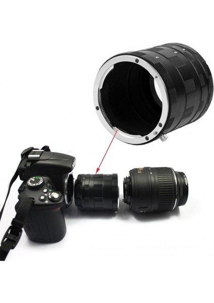 Canon 18-135MM Lens Için Macro Makro Uzatma Tüpü Extension Tube