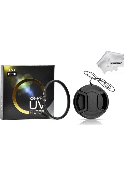 - 52mm Filtre Çapına Sahip Lensler için Xs-Pro Slim Koruyucu Uv Filtre + Lens Kapağı Kapak