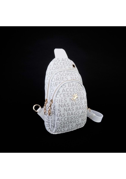 Nas 1070 Yazılı Body Bag Çanta
