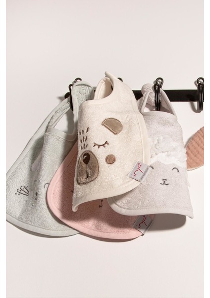 Bunny %100 Pamuk Bebek Önlüğü Mint