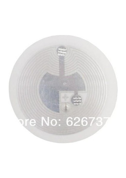 NTAG216 Beyaz Nfc Etiket Protokolü ISO14443A 888 Bayt 10LU Paket