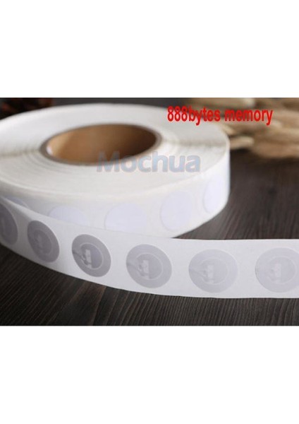 NTAG216 Beyaz Nfc Etiket Protokolü ISO14443A 888 Bayt 10LU Paket