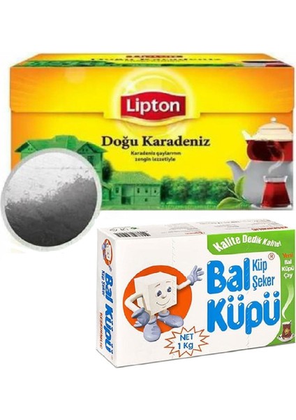 Lıpton Dogu Karadenız Demlık Cay 100 Lu + Balkupu Seker Kup Gold 1000 gr