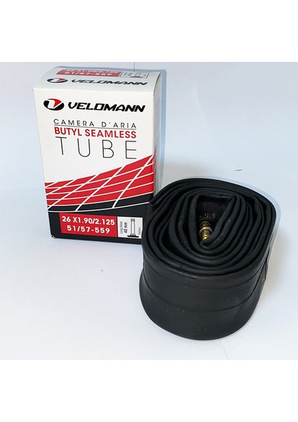 26x1.90/2.125 IV 40mm İnce Sibop Bisiklet İç Lastik