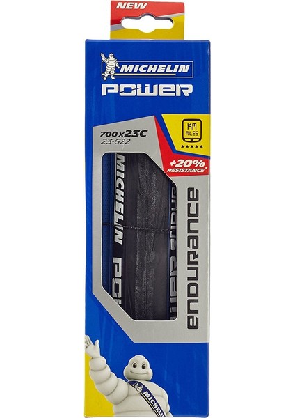 Power Endurance 700x23c 220g Katlanır 3x110TPI Yol Bisikleti Dış Lastik - Mavi