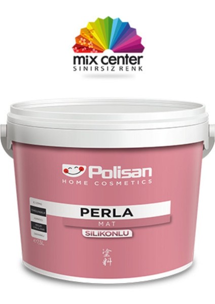 Perla Silikonlu Mat 2,5 Lt 4373 Nil Yeşili Cİ-7392