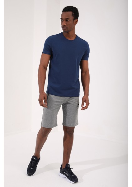 İndigo Erkek Basic Kısa Kol Standart Kalıp O Yaka T-Shirt - 87911 indirimleri