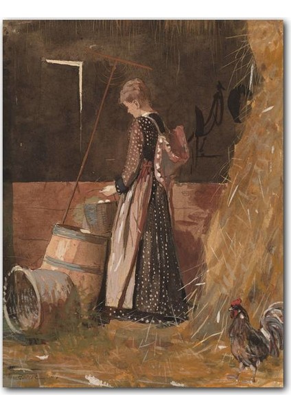 Ahşap Tablo Fresh Eggs 1874 Yılında Winslow Homer