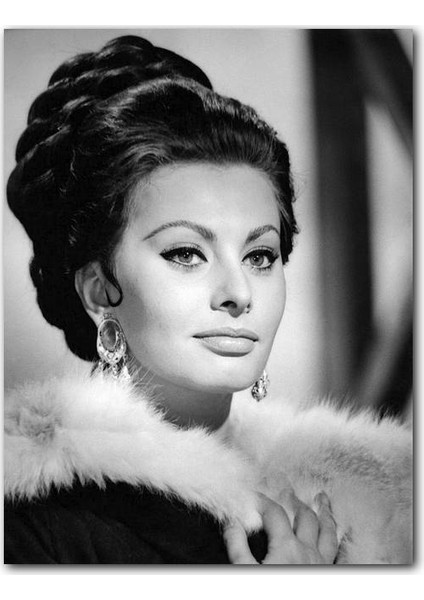 Ahşap Tablo Sophia Loren, Roma Imparatorluğunun Düşüşü Film Görseli