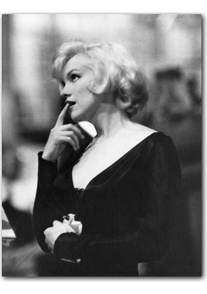 Ahşap Tablo Marilyn Monroe 1960 Yılı Kaliforniya