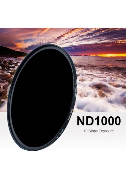 Nikon D3400 D3500 D5500 D5600 18-55MM Lens Için 55MM Slim Koruyucu Uv + Slim Cpl Polarize + Slim ND1000 Filtre