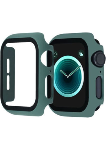 Apple Watch Uyumlu 42 mm Darbe Korumalı Gard Kordon - Yeşil