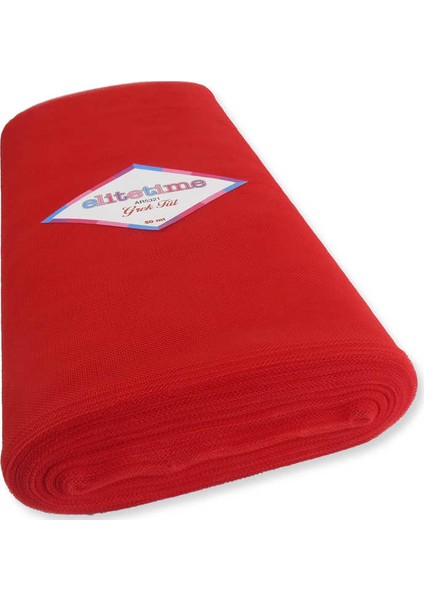 Grek Tül 2 x 2 Metre Kırmızı