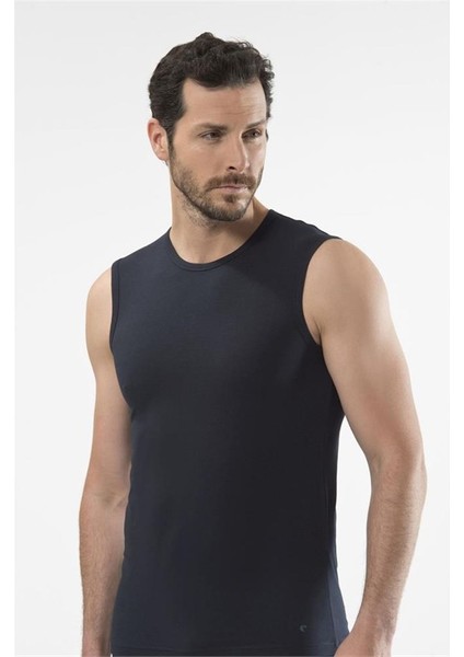 1303 Spor Erkek Bisiklet Yaka - Lacivert