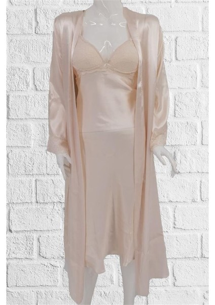 4370 Gecelik Sabahlık Takım - Inci