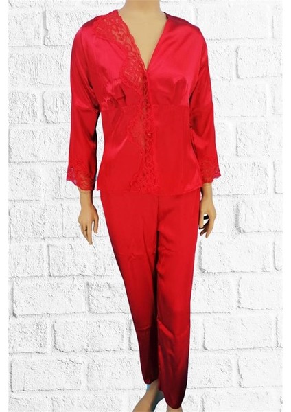 1160 Pijama Takımı - Kırmızı