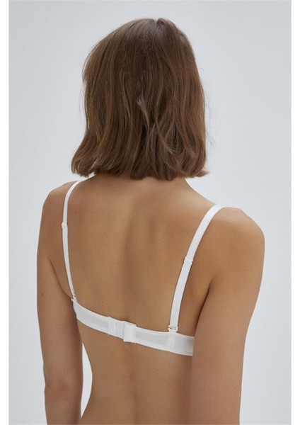 ERSK121 Tulip Badem Yarı Push-Up Tek Sütyen - Ekru