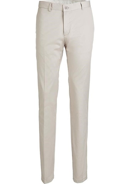 Gri Pamuklu Nanotex Slim Fit Chino Pantolon fiyatları