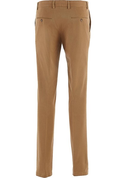 Bej Pamuklu Slim Fit Chino Pantolon indirimleri