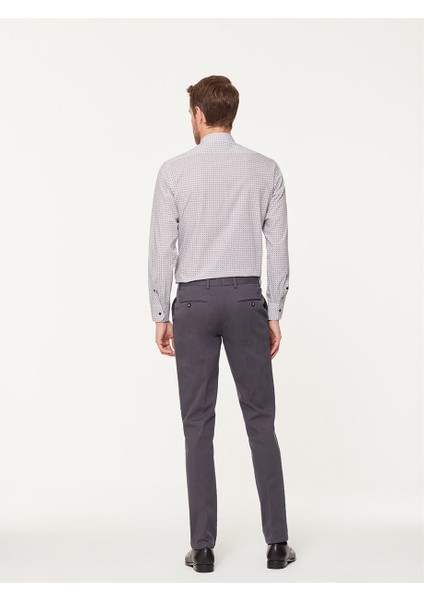 Antrasit Pamuklu Slim Fit Chino Pantolon fırsatları