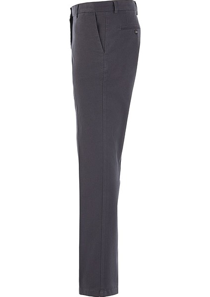 Antrasit Pamuklu Slim Fit Chino Pantolon indirimleri