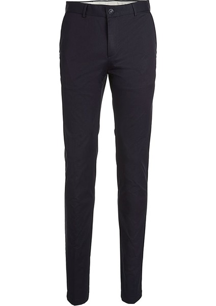 Lacivert Pamuklu Nanotex Slim Fit Chino Pantolon fiyatları