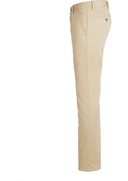 Bej Pamuklu Modern Fit Chino Pantolon fiyatları