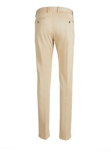 Bej Pamuklu Modern Fit Chino Pantolon modelleri