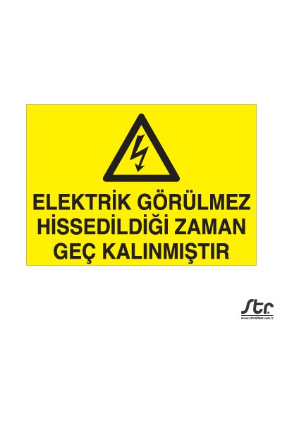 Elektrik Görülmez 20 x 30 cm