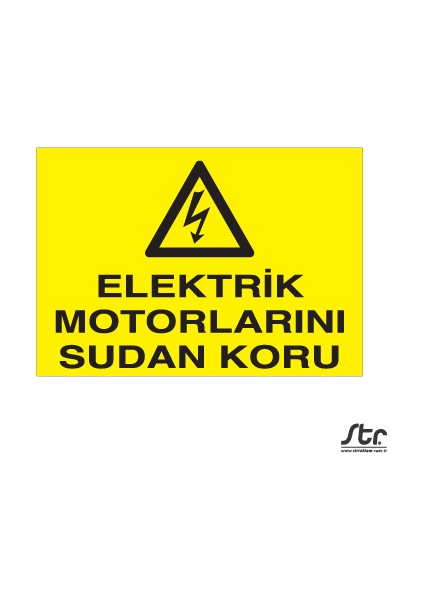 Elektrikli Motorları Sudan Koru 20 x 30 cm