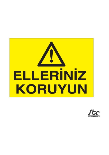 Ellerinizi Koruyunuz 20 x 30 cm