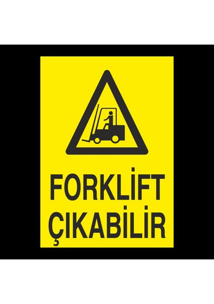 Forklift Çıkabilir 20 x 30 cm